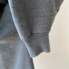 1990s Deep Gray Larger Single V Sweatshirt by Russell