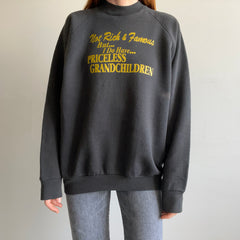 1980s Not Rich and Famous Grandparent Sweatshirt