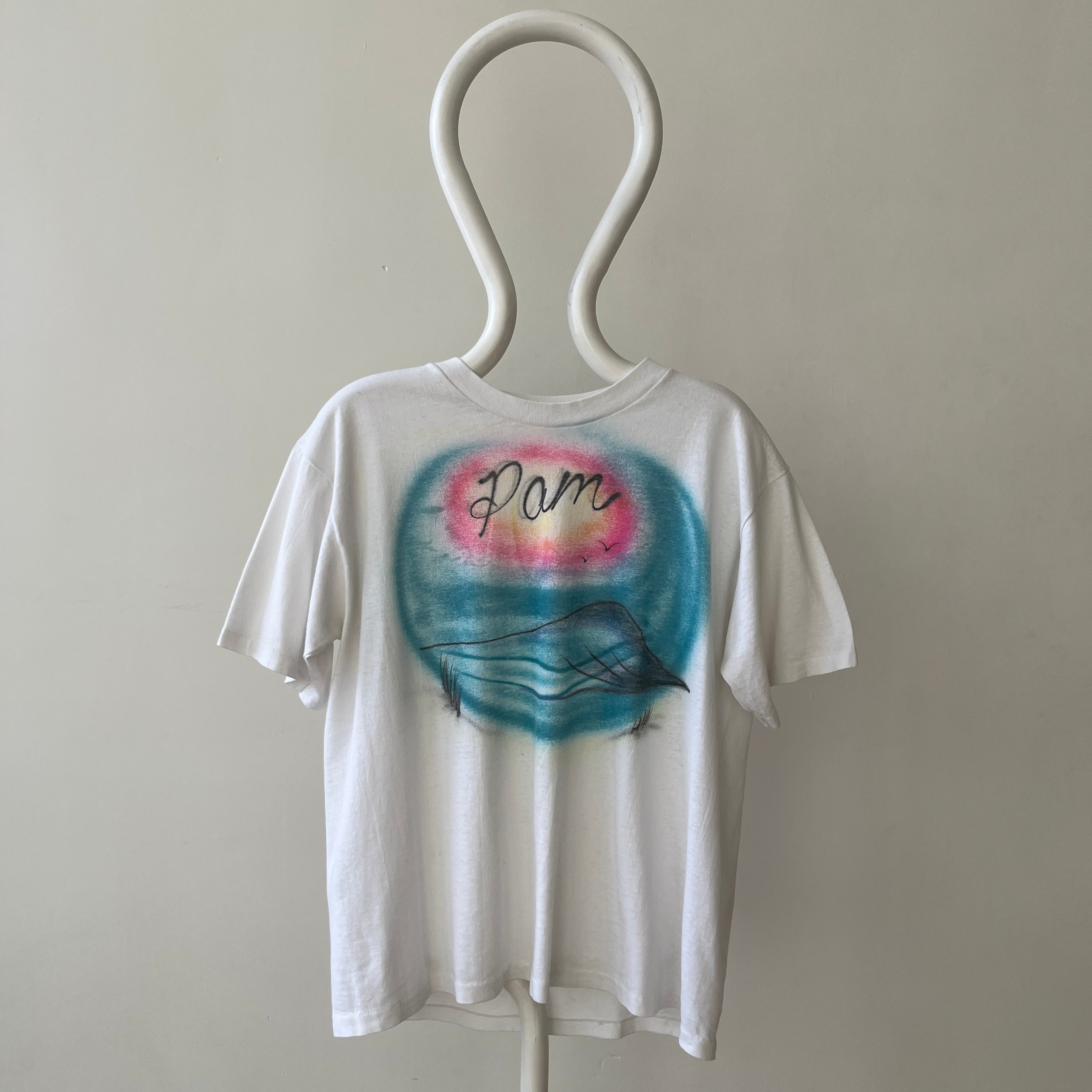 1980s Airbrushed Pam T Shirt...Awwww...Pam