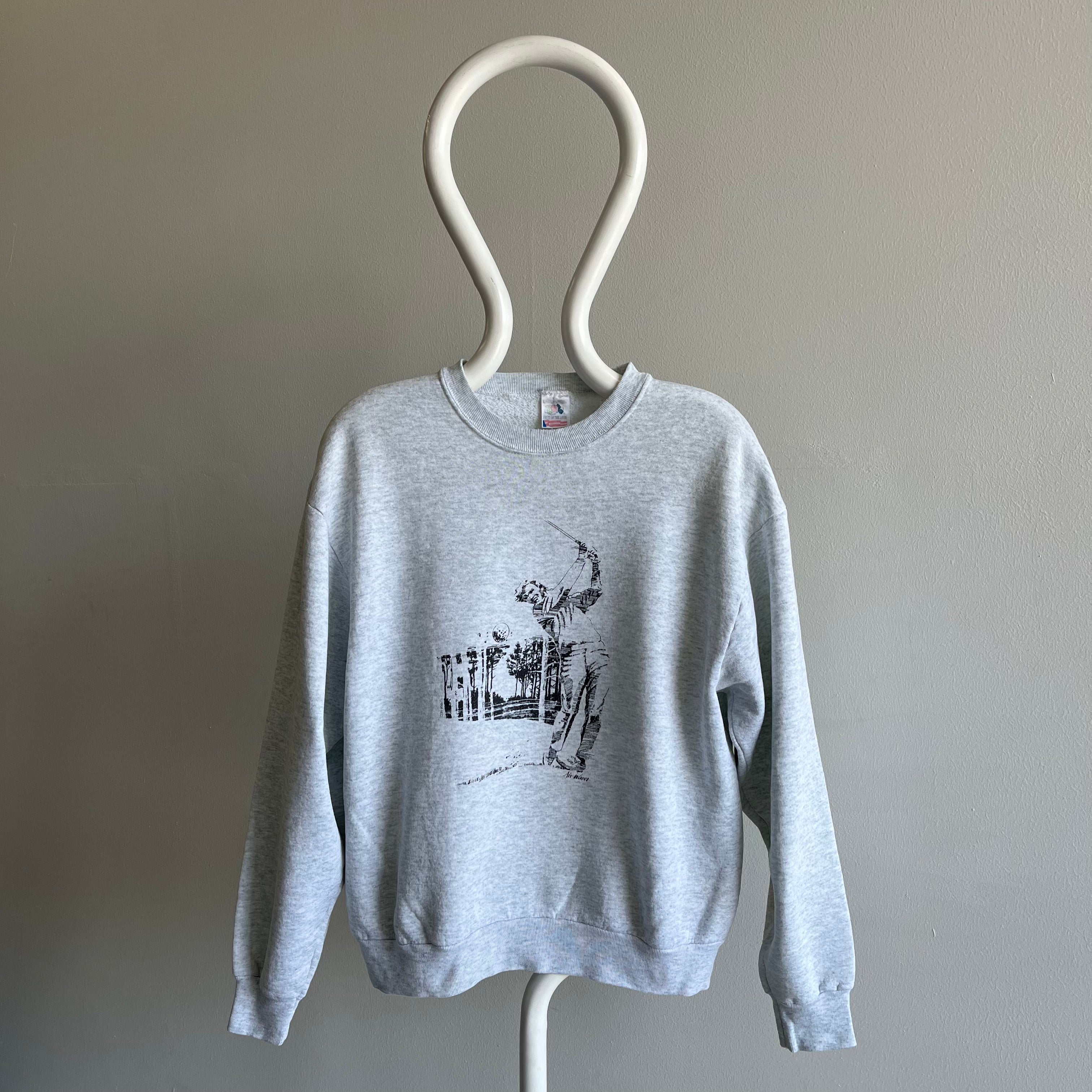 1980s Airwaves Worn Golf Sweatshirt