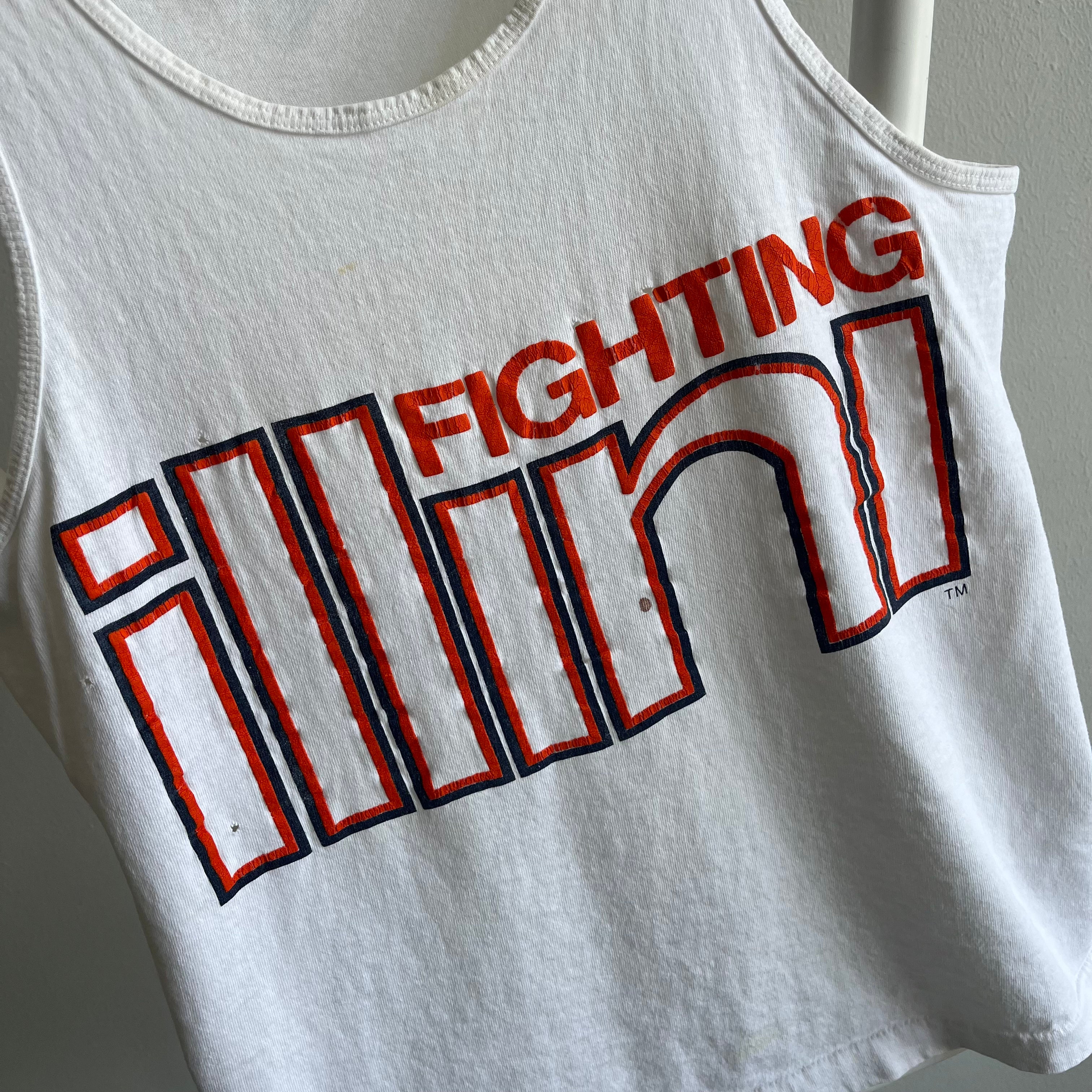 1980s Fighting Illini Cotton Tank