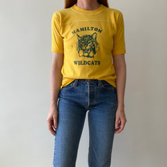 1970s Hamilton Wildcats Football Cut T-Shirt