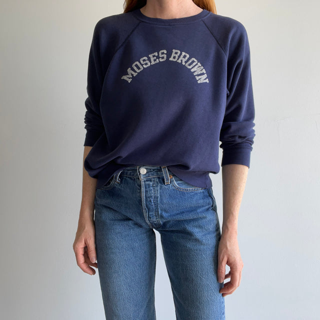 1970/80s Champion Brand "Moses Brown" Raglan Sweatshirt