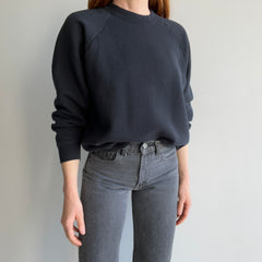 1980s Faded Black FOTL Soft and Cozy Sweatshirt