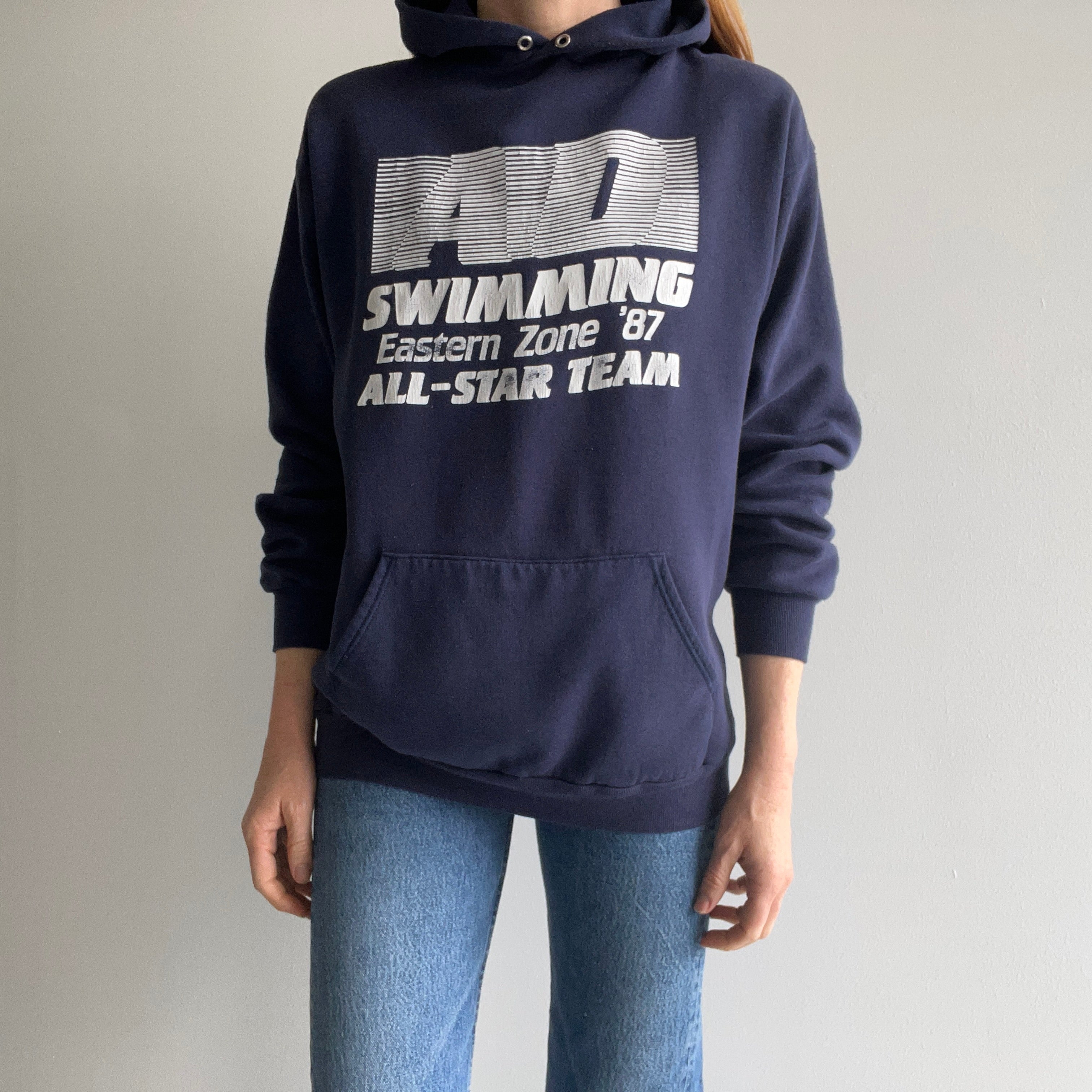 1987 AD Swimming Eastern Zone All-Star Team Hoodie