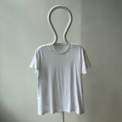 1990s Super Soft - Like wow, soft - Blank White T-shirt