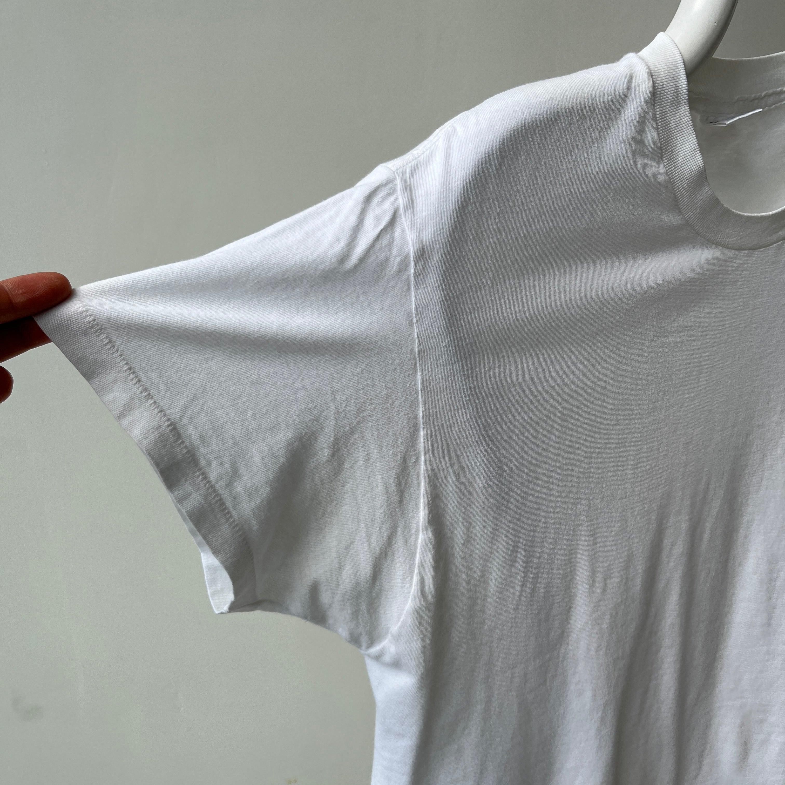 1990s Super Soft - Like wow, soft - Blank White T-shirt