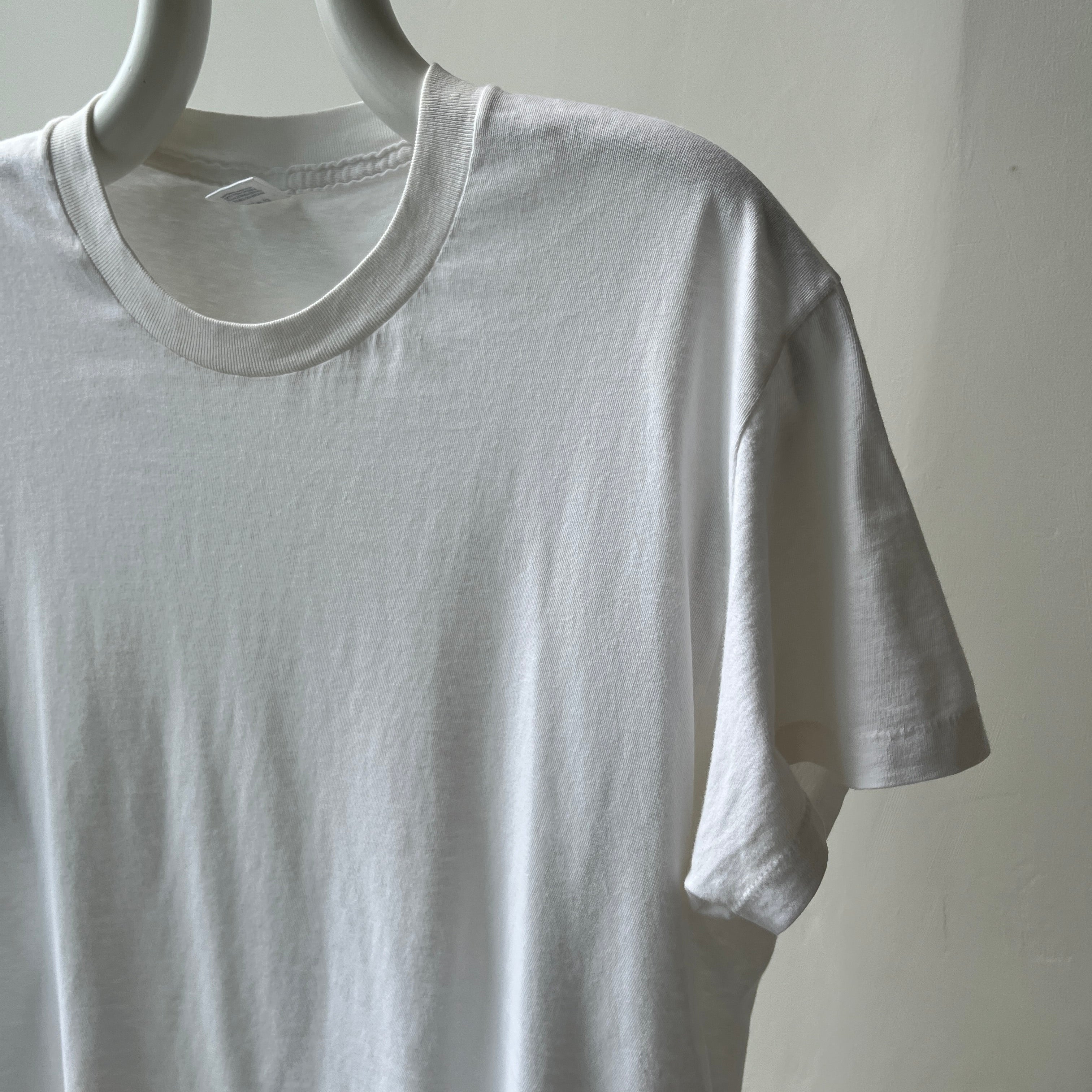 1990s Super Soft - Like wow, soft - Blank White T-shirt