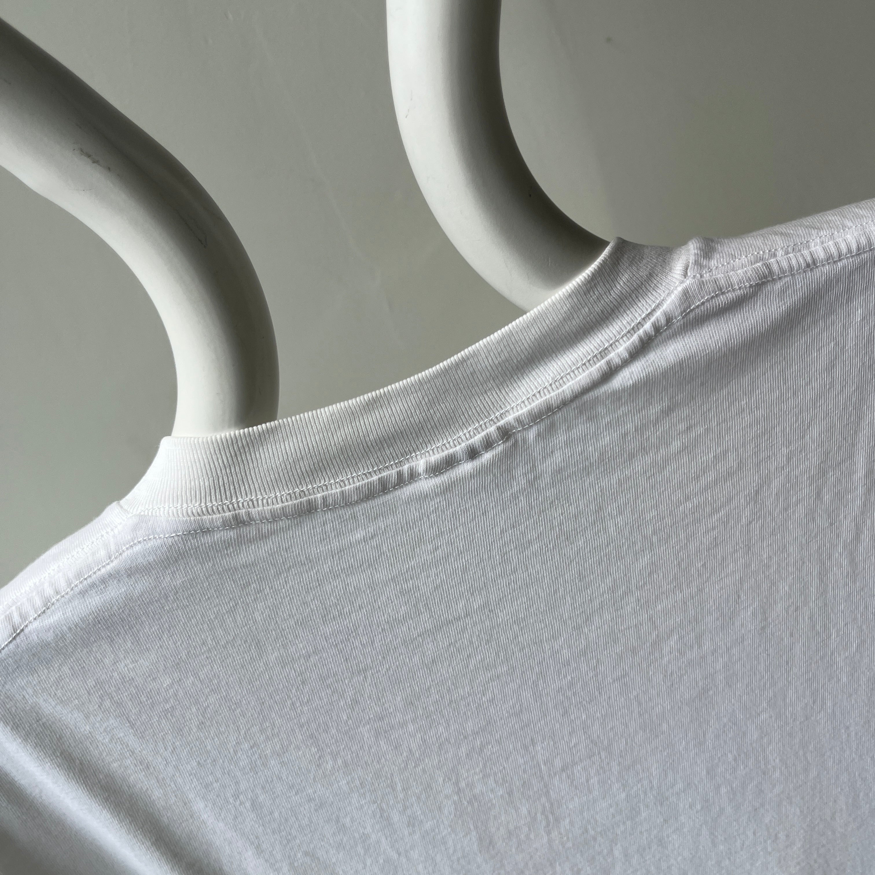 1990s Super Soft - Like wow, soft - Blank White T-shirt