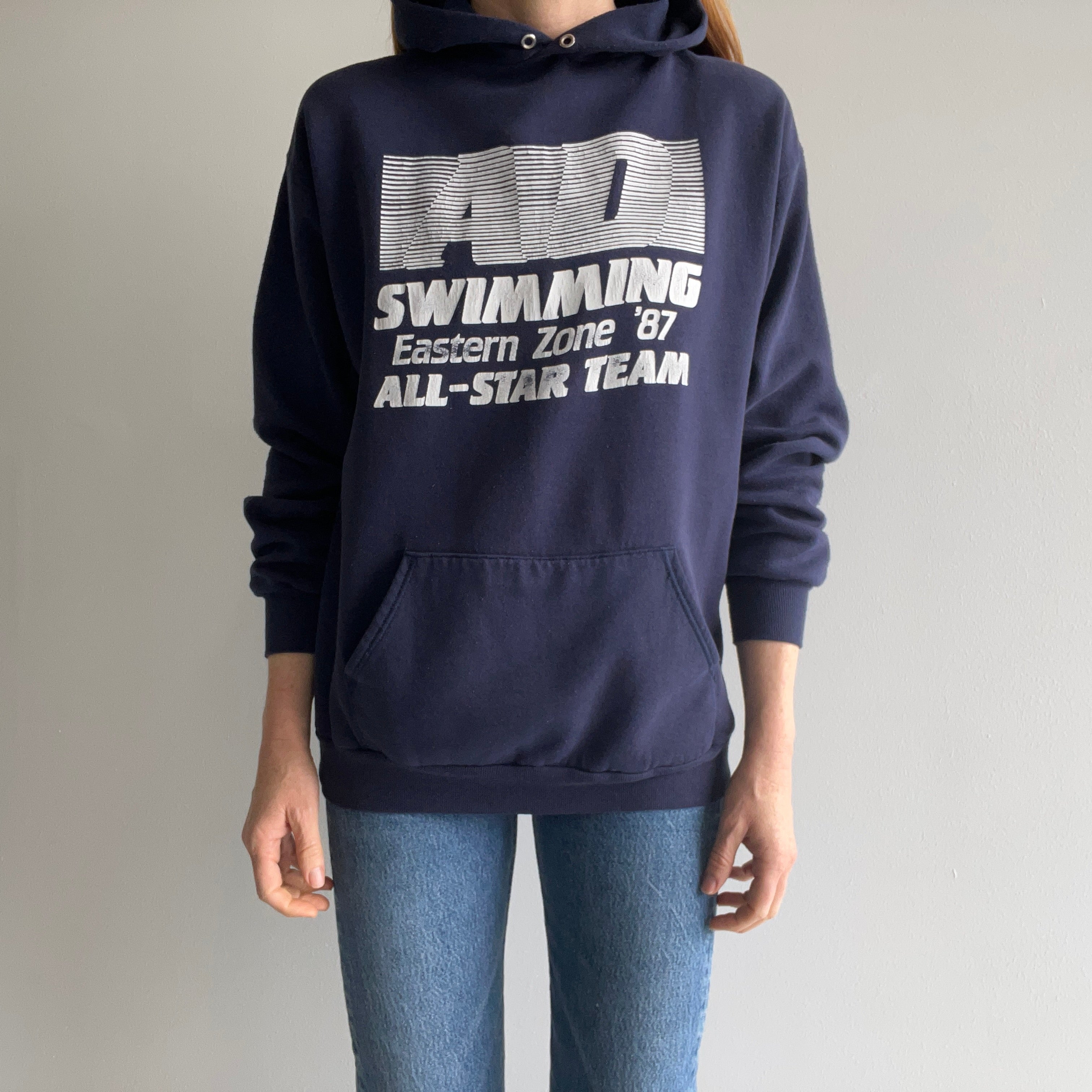 1987 AD Swimming Eastern Zone All-Star Team Hoodie