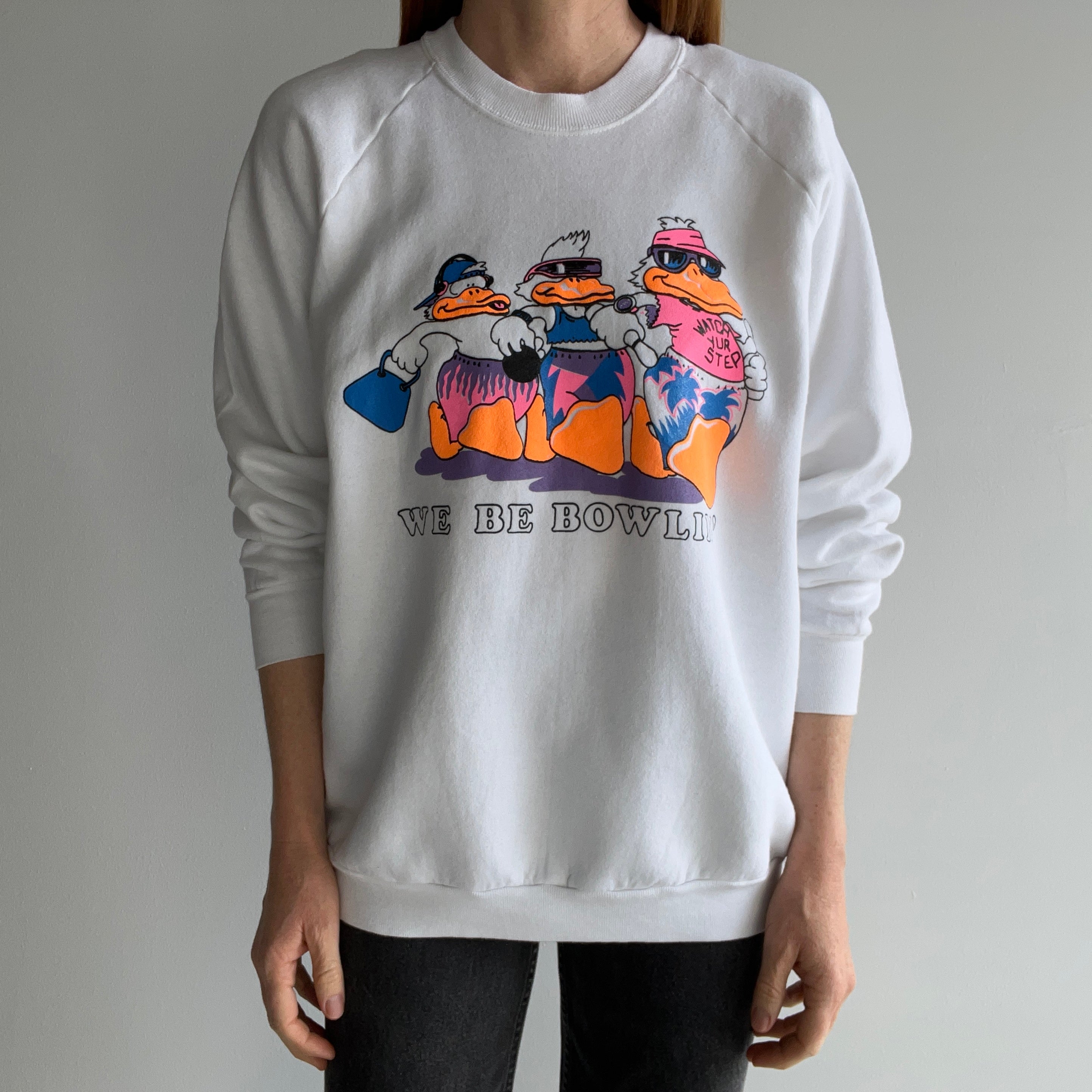 1980s We Be Bowlin' Sweatshirt