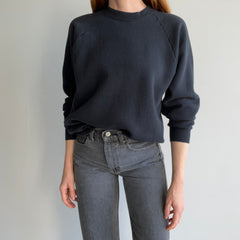 1980s Faded Black FOTL Soft and Cozy Sweatshirt