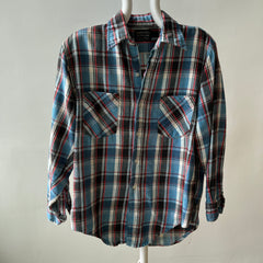 1970s JC Penny Lightweight Thrashed Cotton Flannel/Shirt