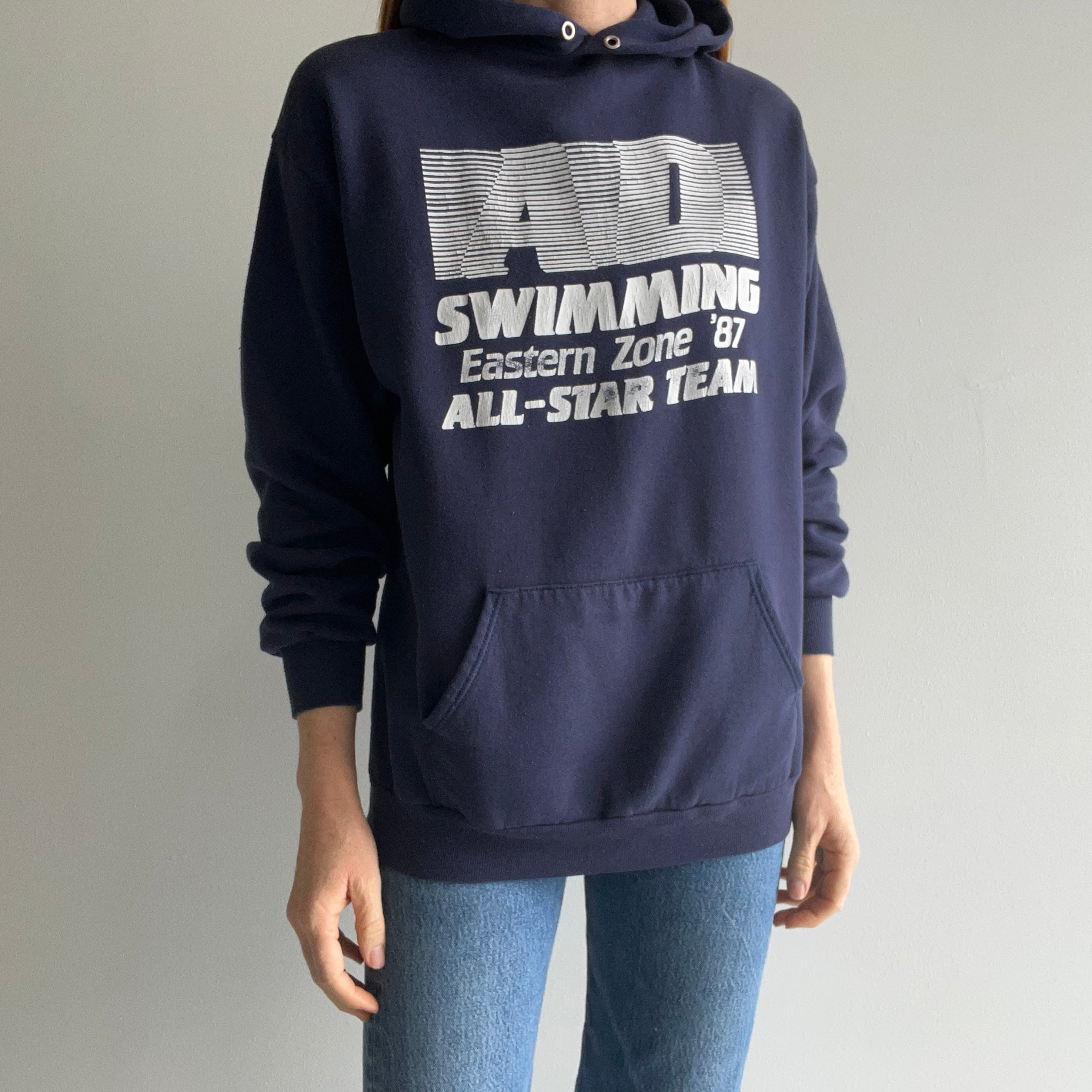 1987 AD Swimming Eastern Zone All-Star Team Hoodie