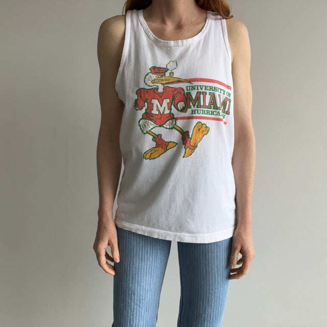 1980s University of Miami Hurricanes Rad Graphic Tank Top