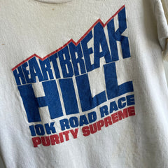 1980s Heartbreak Hill 10K Road Race - Aged to Perfection - T-Shirt