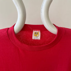 1980s Blank Red T Shirt