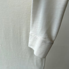 1970/80s Made in Italy Long Sleeve Super Soft and Fitted Off White