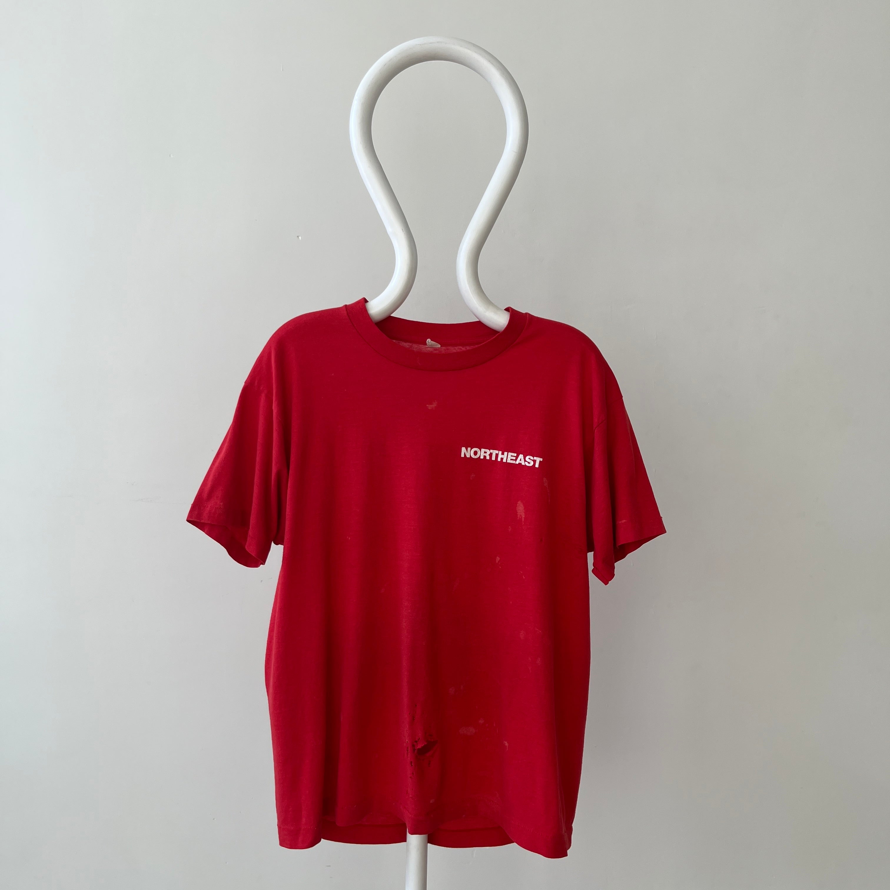 1980s Red Northeast I Am Headed For The Future T Shirt