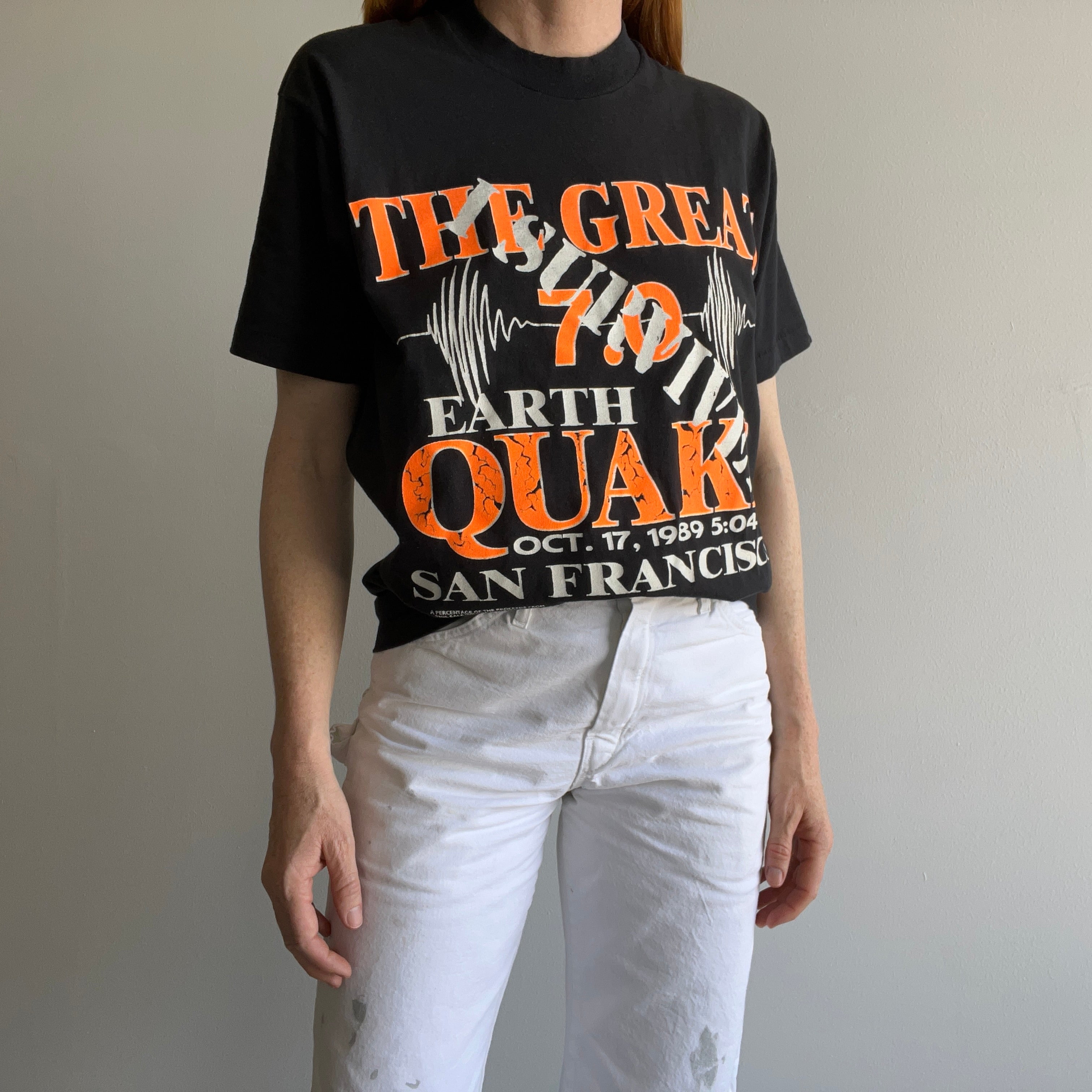 1989 I survived the great San Francisco Earth Quake T-Shirt