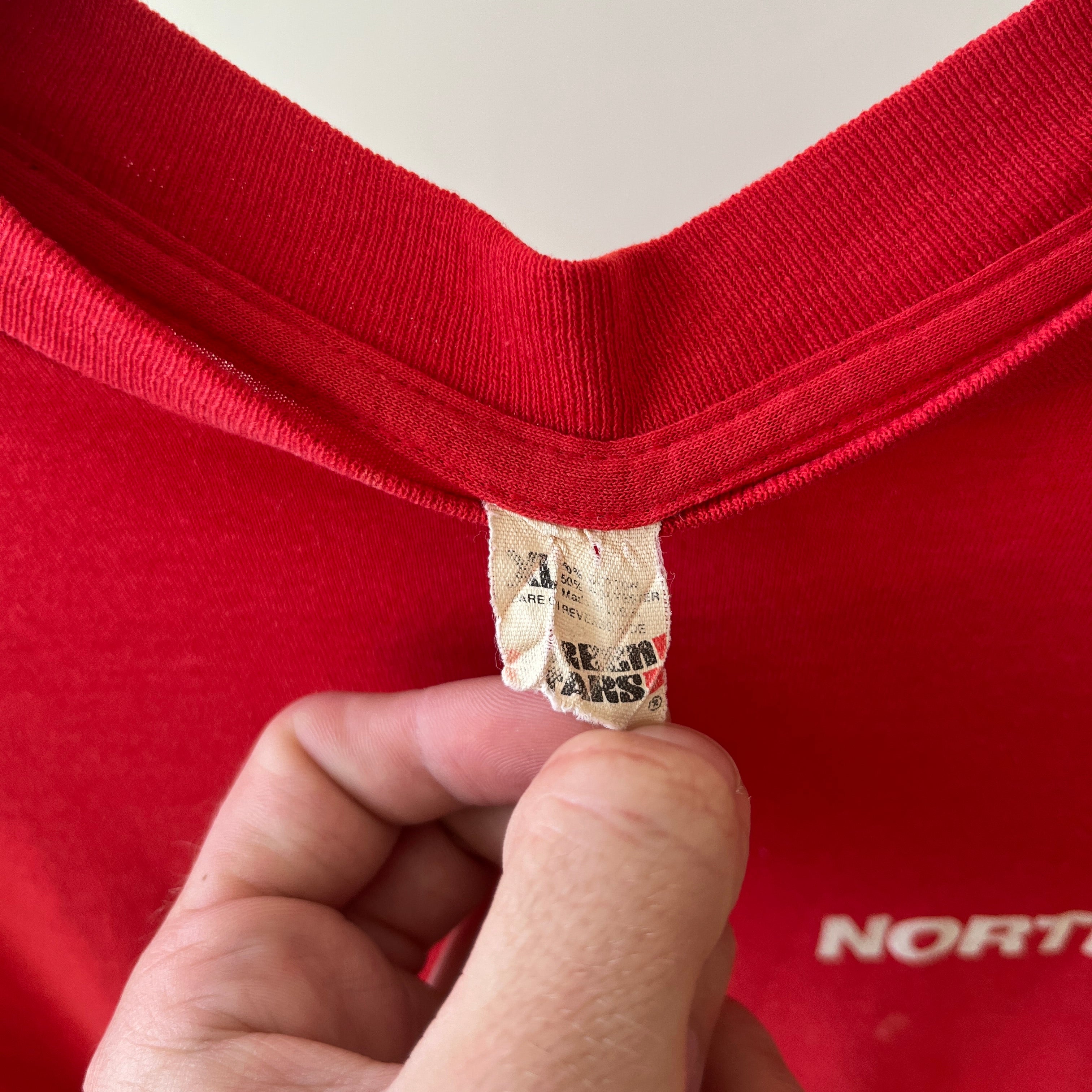 1980s Red Northeast I Am Headed For The Future T Shirt