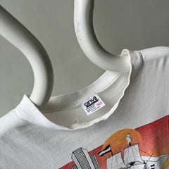 1990s Rediscover Albany Boxy Tourist T-Shirt