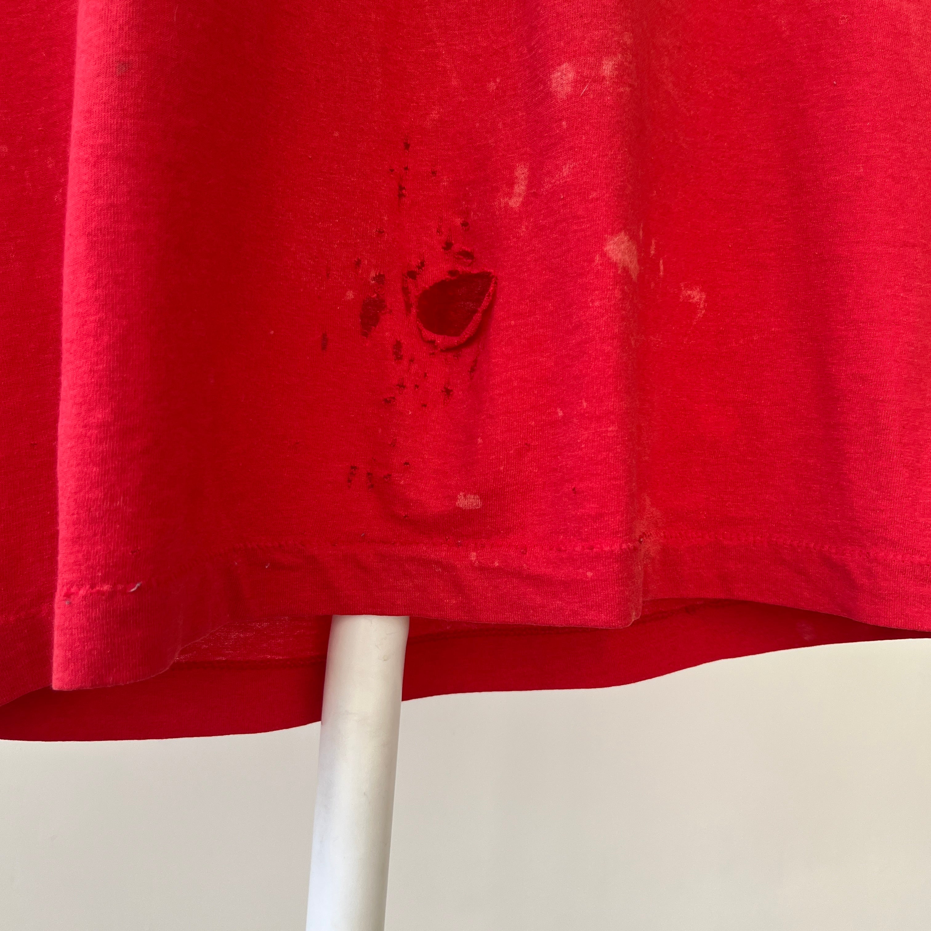 1980s Red Northeast I Am Headed For The Future T Shirt