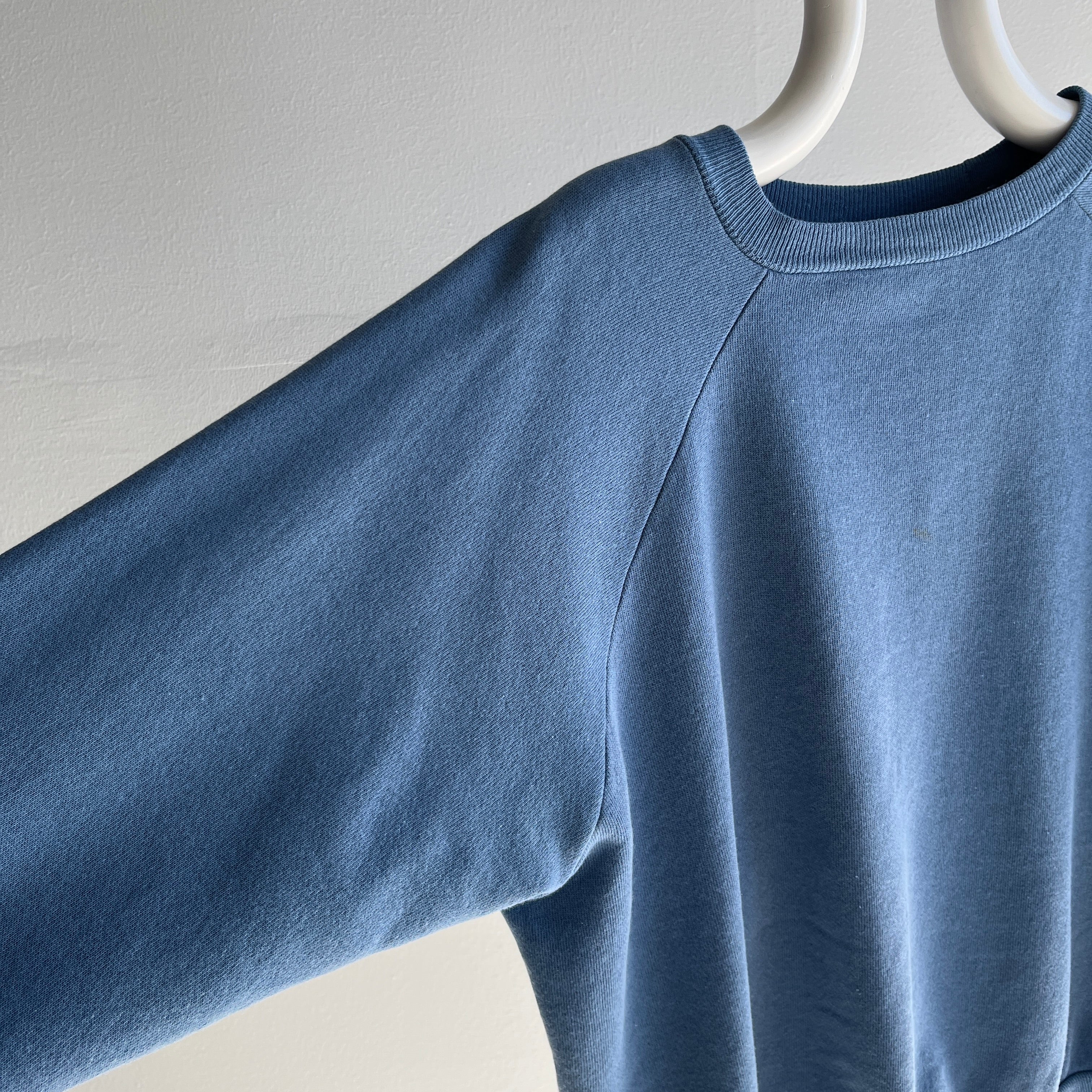 1980/90s Sky Blue/Slate Blue HHW Sweatshirt