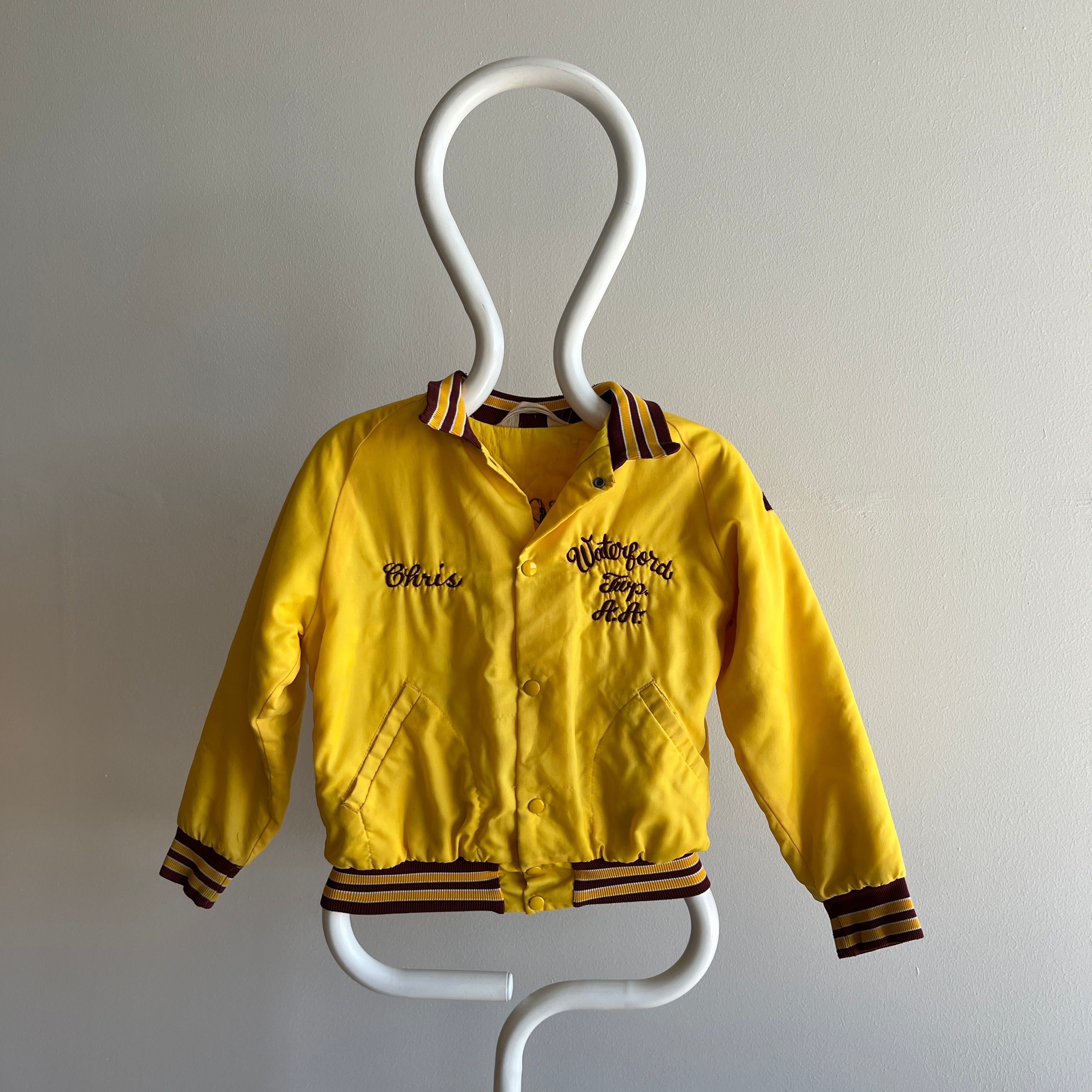 1987 National Soccer Conference Championships that belonged to Chris Baseball Style Jacket - XS