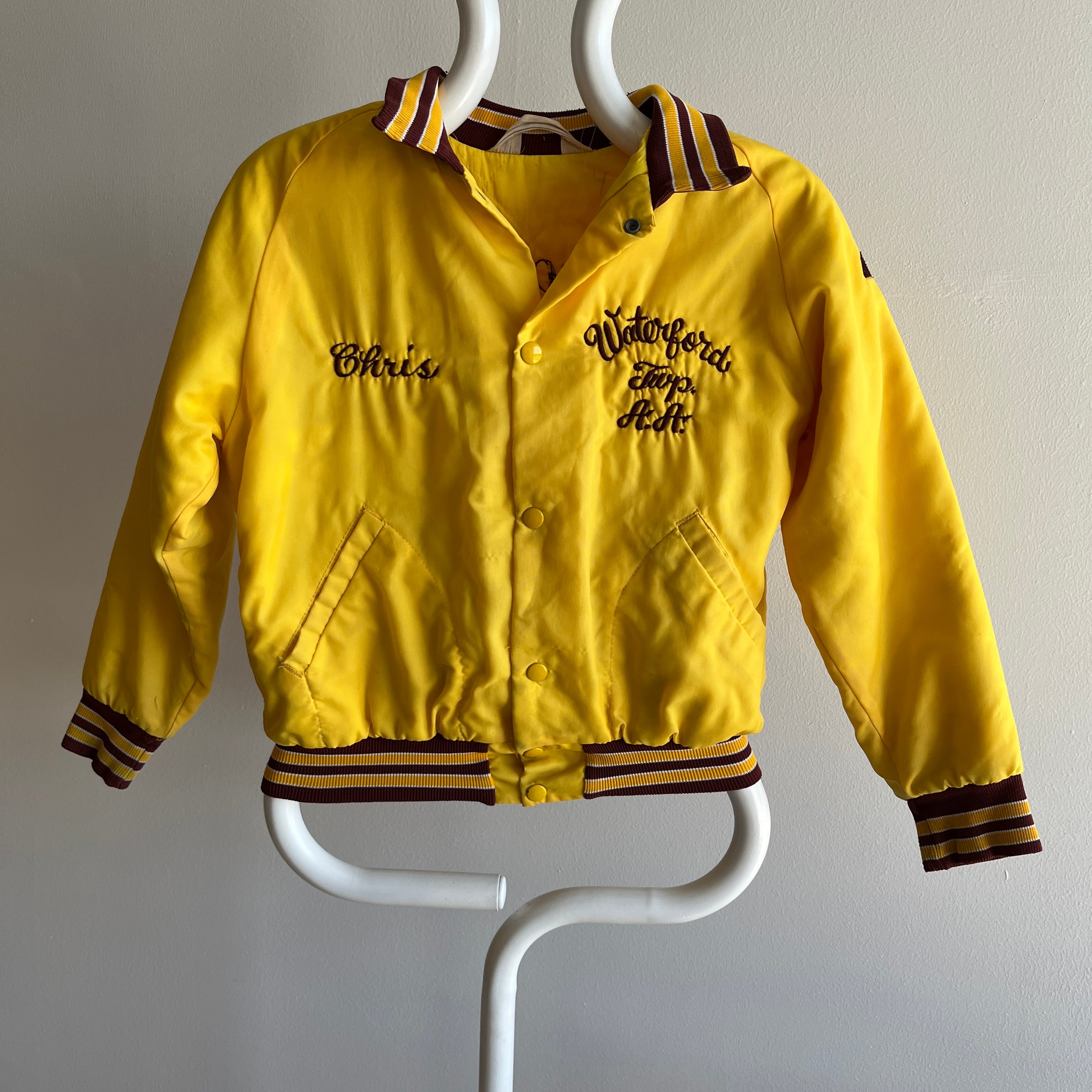 1987 National Soccer Conference Championships that belonged to Chris Baseball Style Jacket - XS