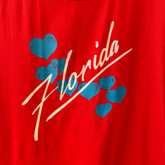 1980s Red Florida Muscle T Shirt