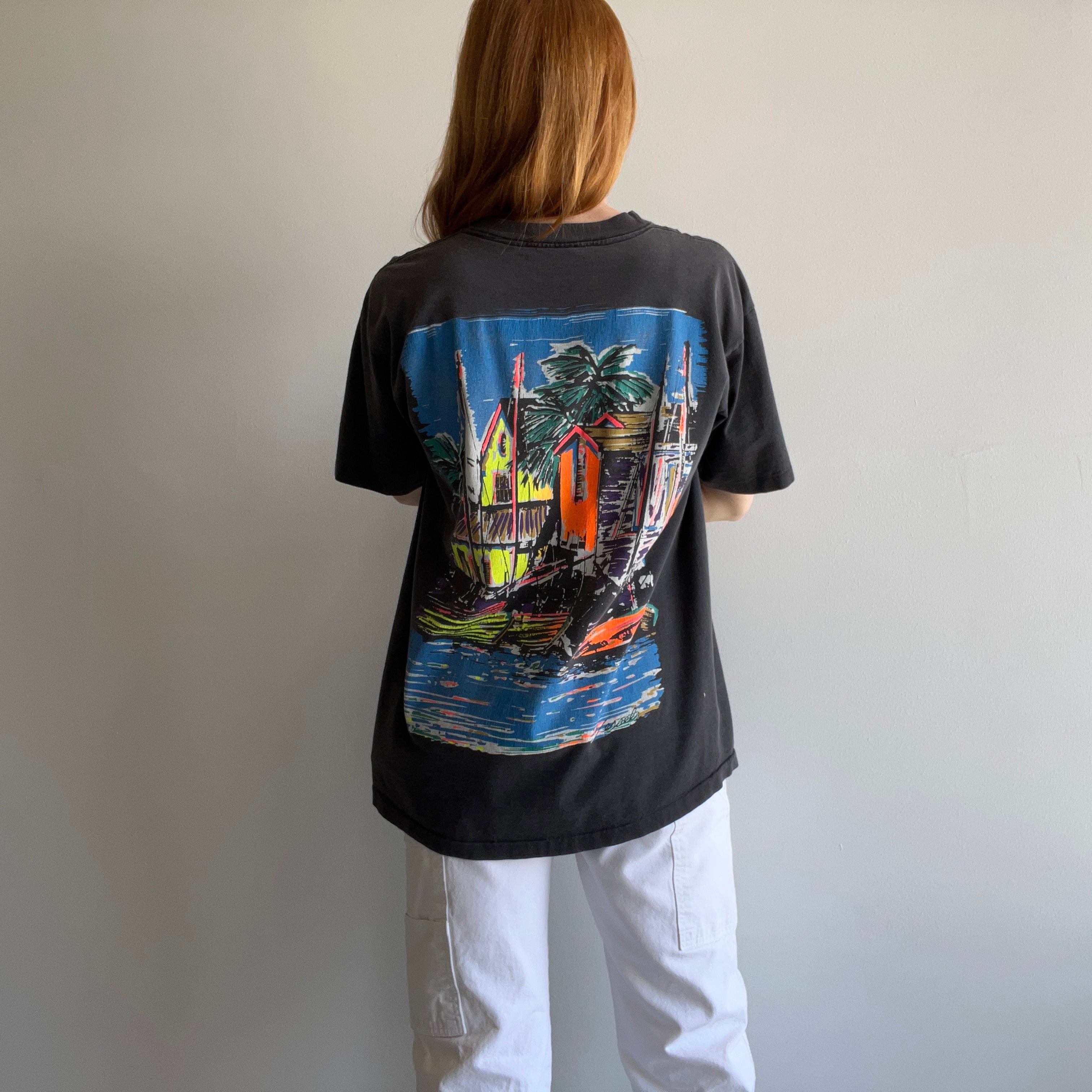 1980/90s Vessels Pocket T-Shirt but It's All About The Backside