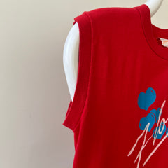 1980s Red Florida Muscle T Shirt