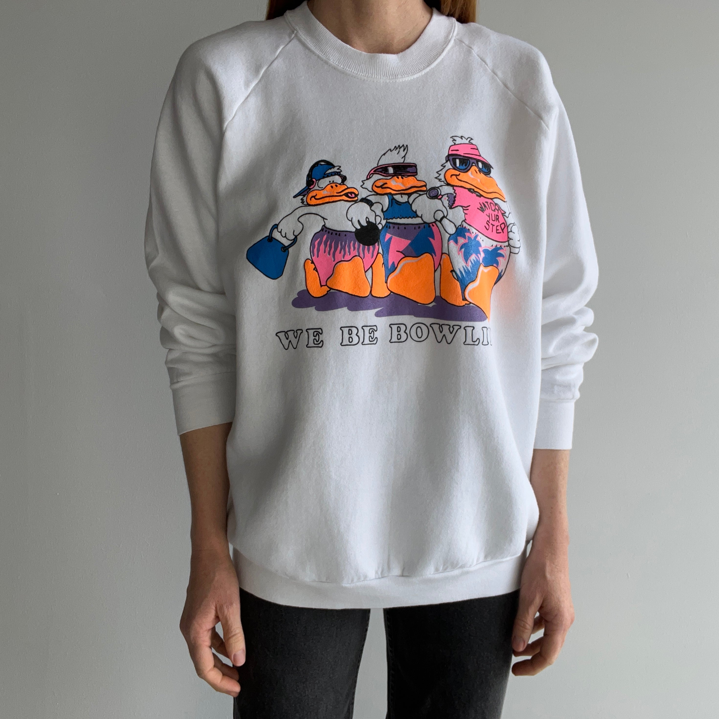 1980s We Be Bowlin' Sweatshirt