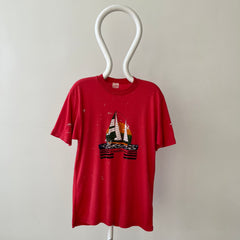 1980s Red St. Maarten N.A T Shirt