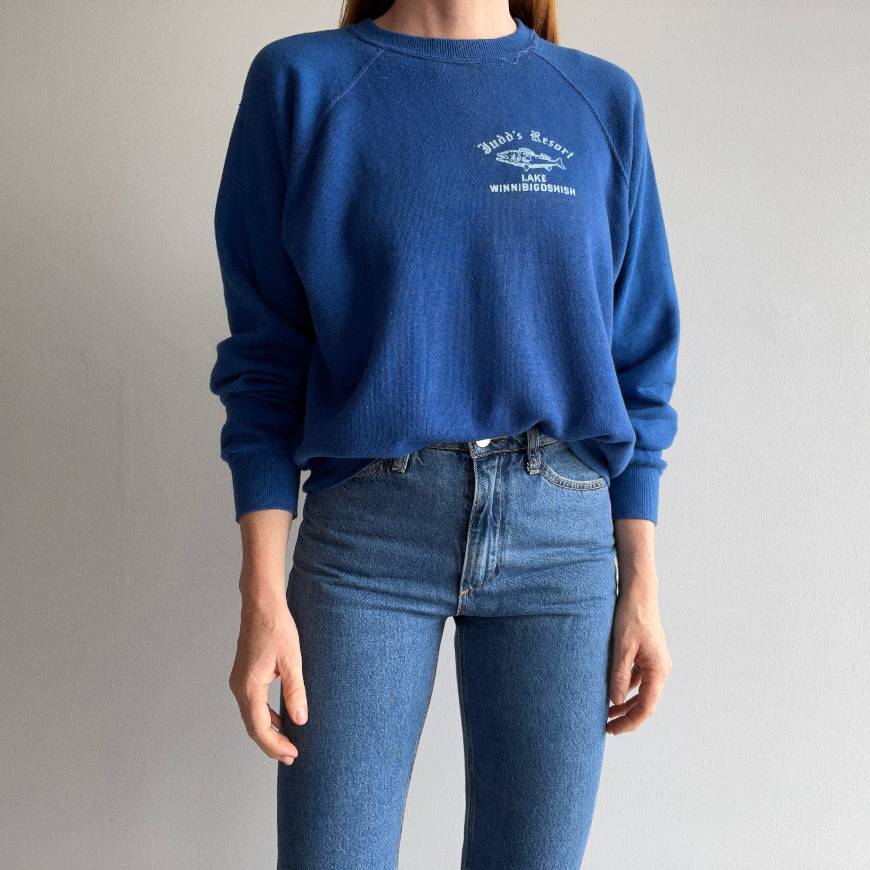 1980s Judd's Resort Lake Winnibigoshish Super Soft Sweatshirt