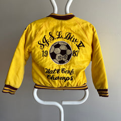 1987 National Soccer Conference Championships that belonged to Chris Baseball Style Jacket - XS