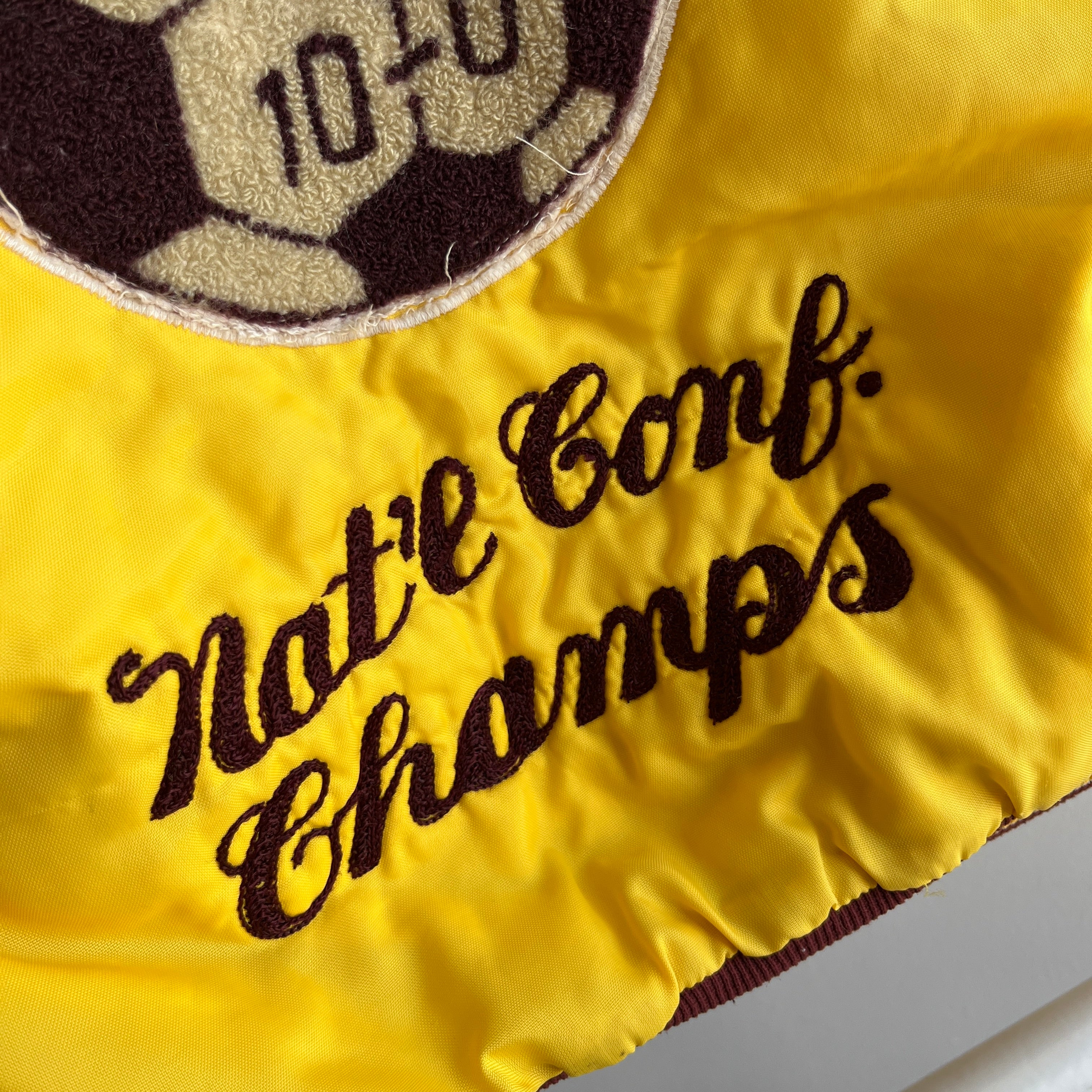 1987 National Soccer Conference Championships that belonged to Chris Baseball Style Jacket - XS