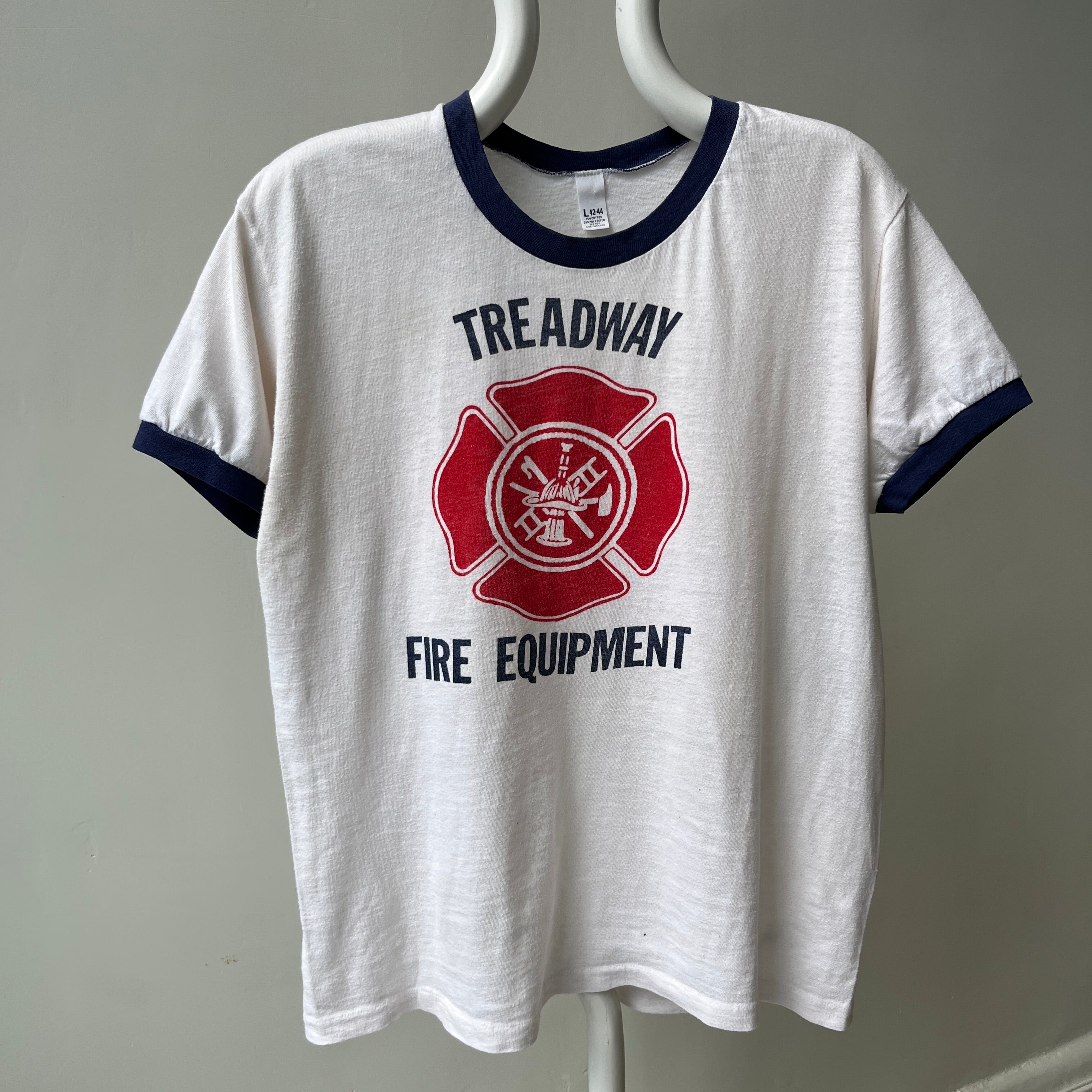 1980s Treadway Fire Equipment Ring T-Shirt