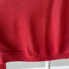 1970s Rusty Burgundy Raglan - Soft Soft Soft