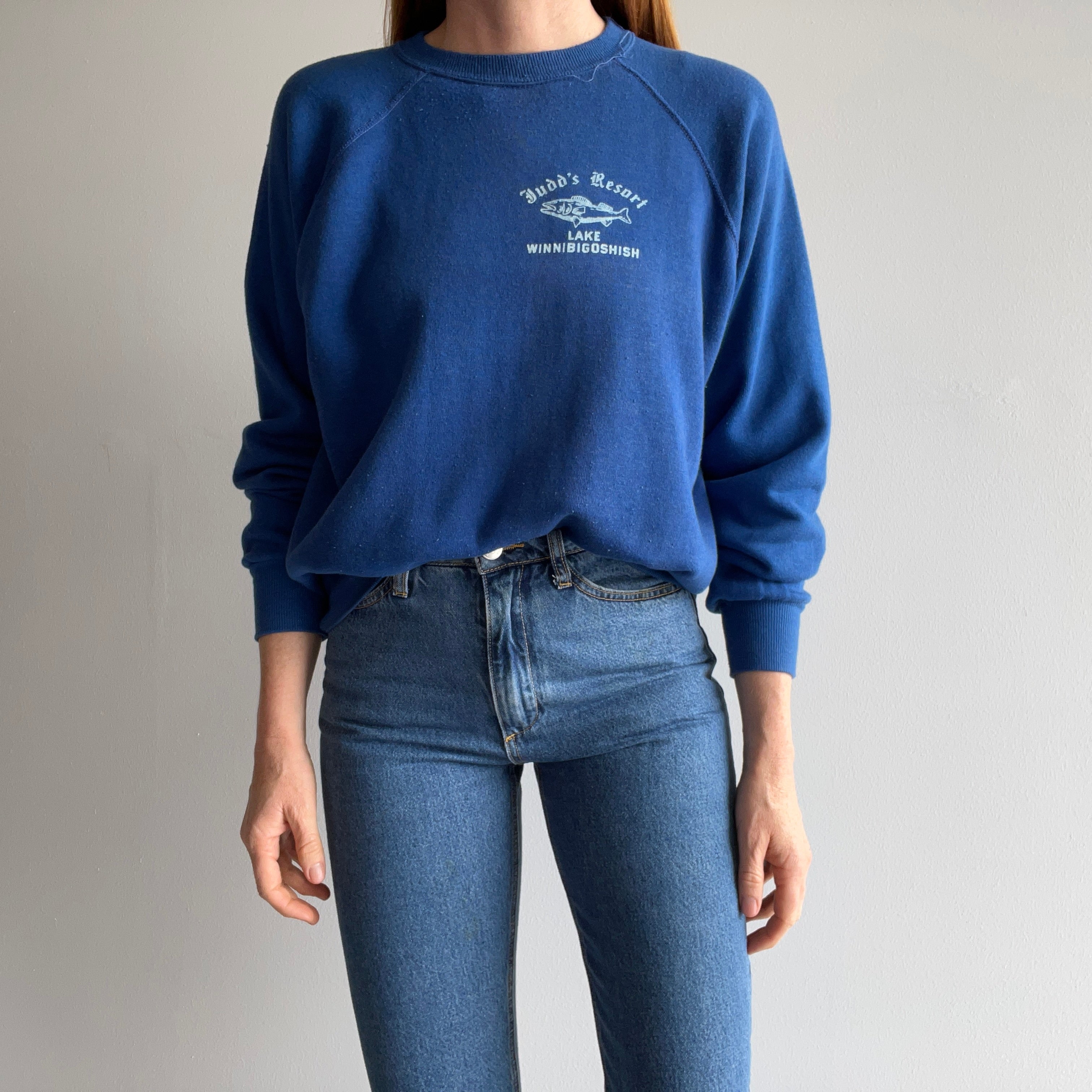 1980s Judd's Resort Lake Winnibigoshish Super Soft Sweatshirt