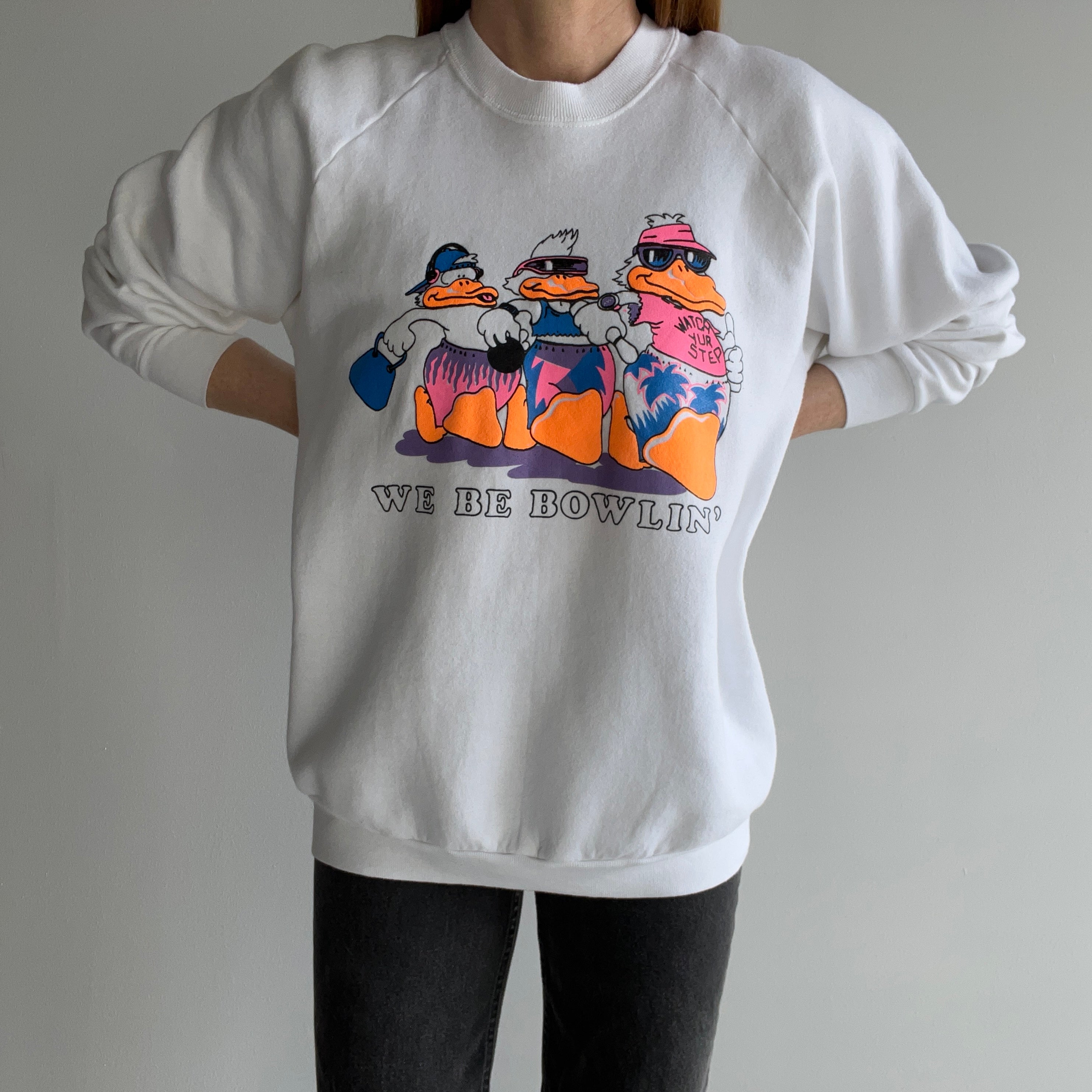 1980s We Be Bowlin' Sweatshirt