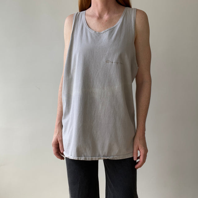 T-shirt teinté de peinture noire vierge des années 00