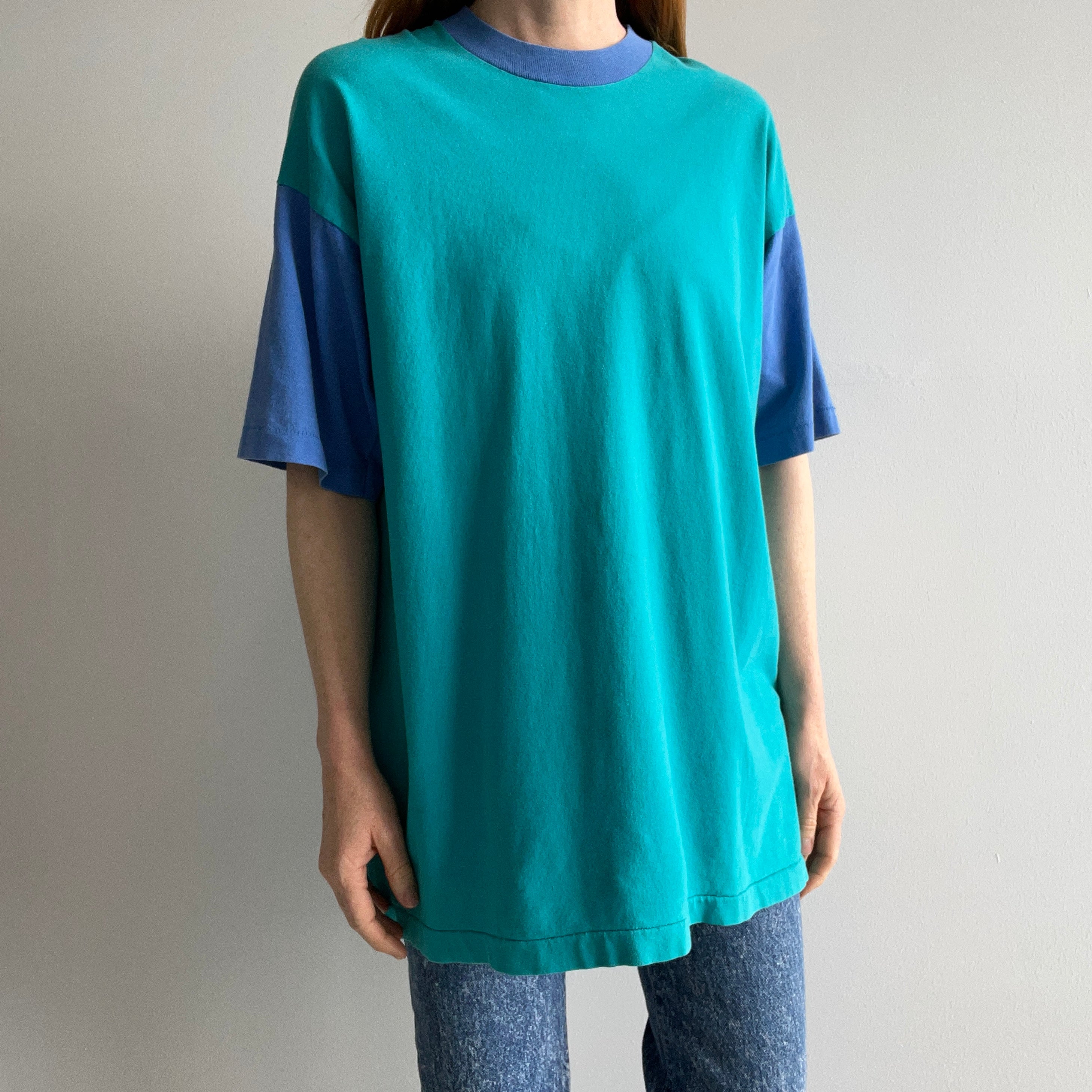 1980/90s Two Tone Cotton T-Shirt