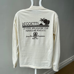 1984 Manasquan, NJ Turkey Trot Run Long Sleeve Natural White T-Shirt