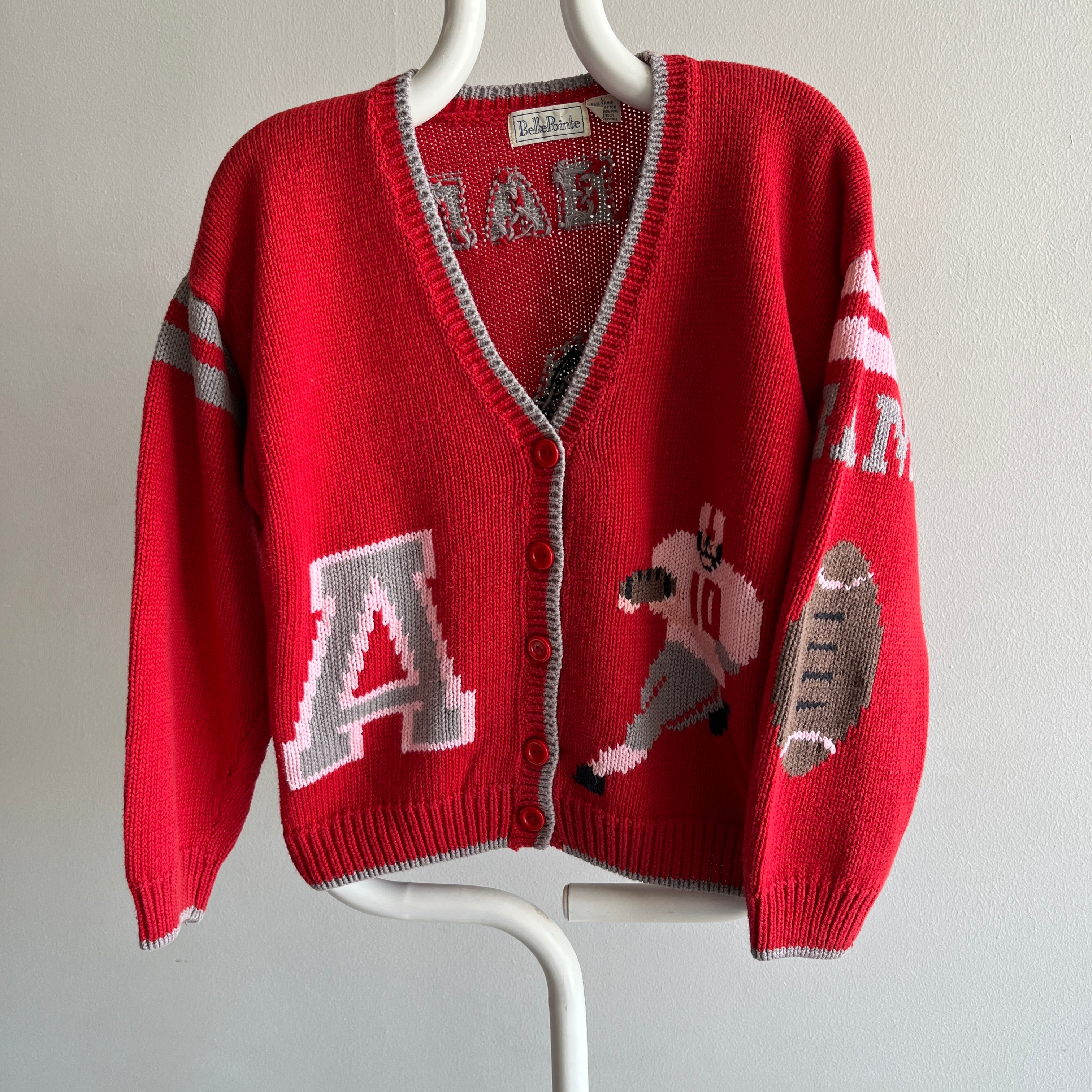 1980s Alabama Crimson Tide Incredible Cardigan – Red Vintage Co