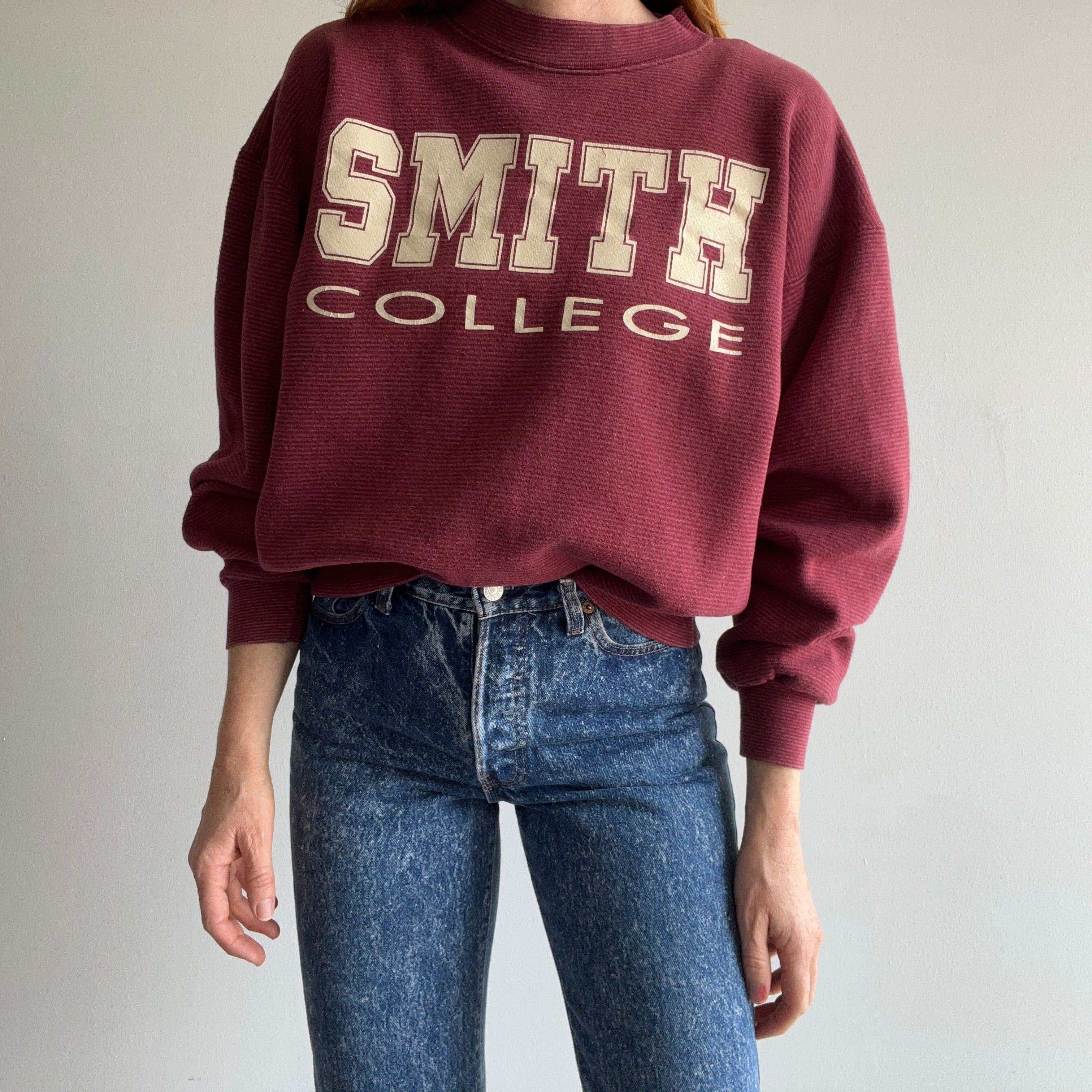 1990s Boxy Smith College Sweatshirt