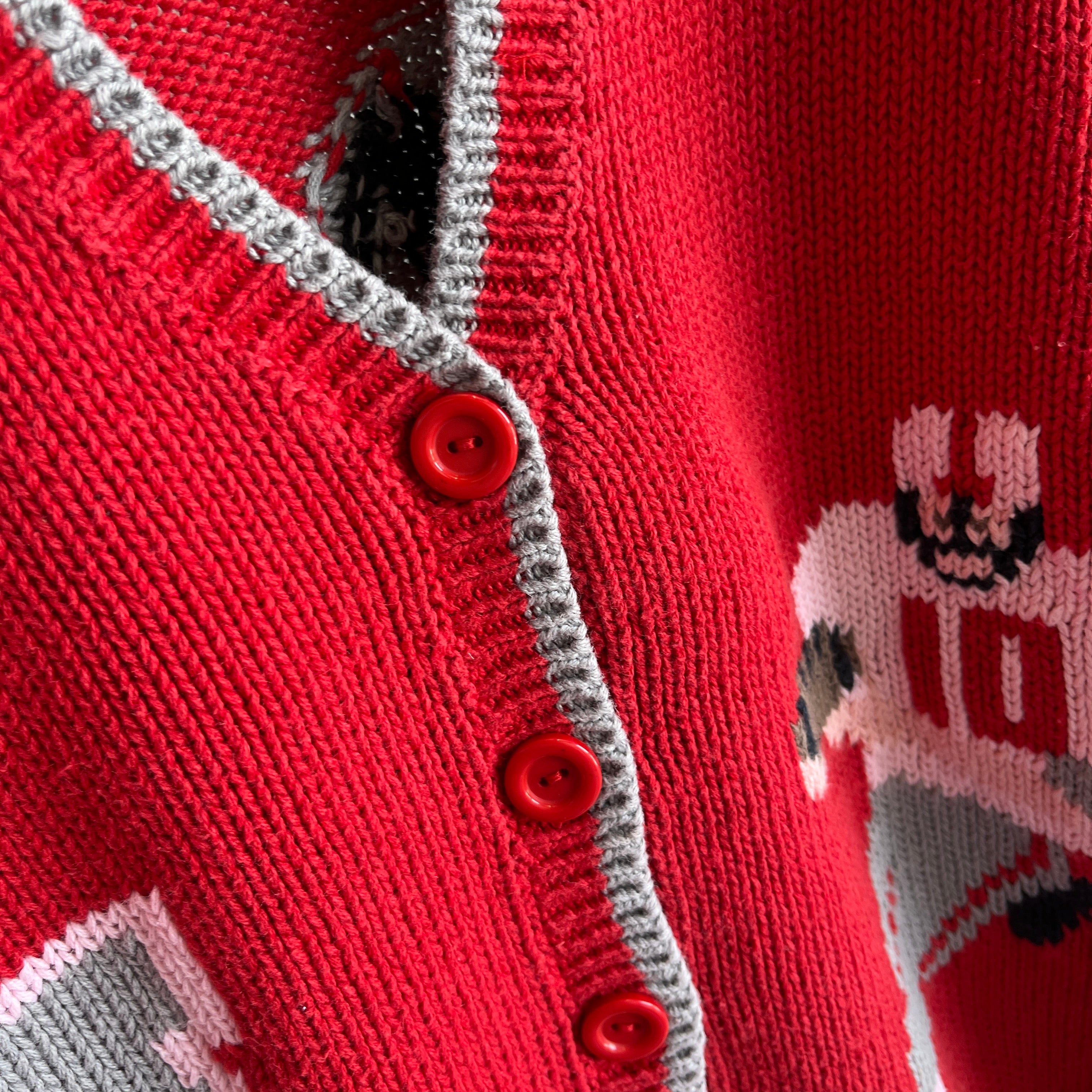 1980s Alabama Crimson Tide Incredible Cardigan