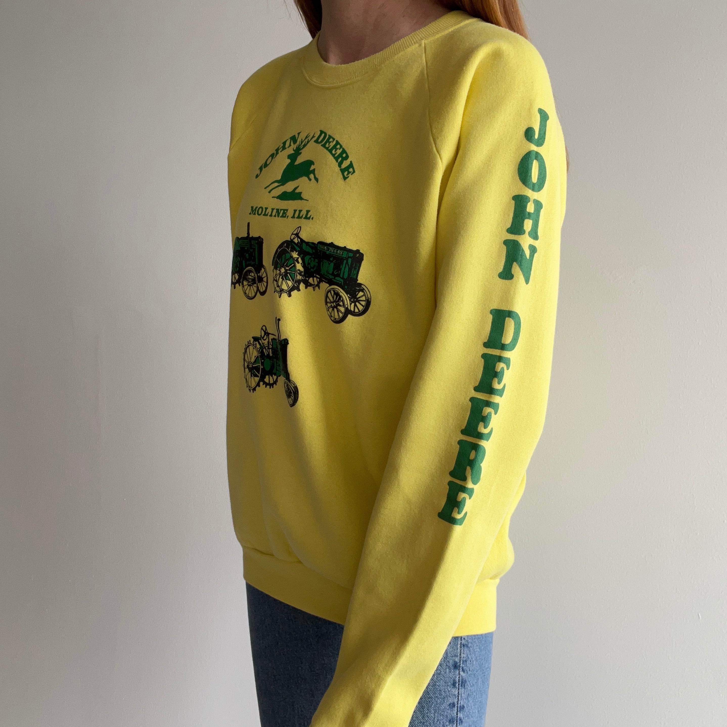 1980s John Deere - Moline, Illinois Sweatshirt - Oh My