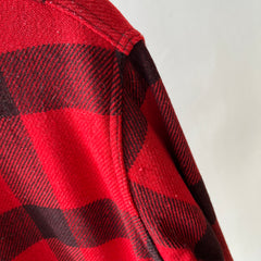 1970s Wool Buffalo Plaid Hunting Jacket - Lighter weight - Trashed